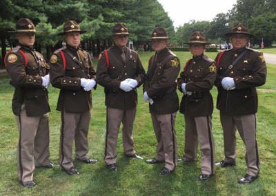 An image of the Hancock County Honor Guard.